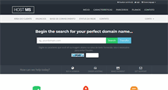 Desktop Screenshot of hostms.com.br