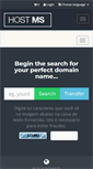 Mobile Screenshot of hostms.com.br
